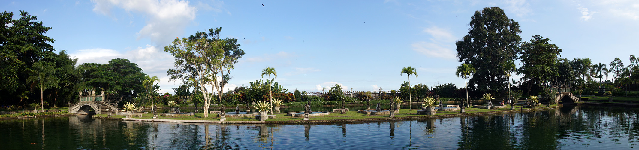 Photo panoramique du palais de leau