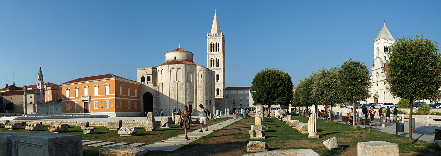 Photo panoramique de Zadar