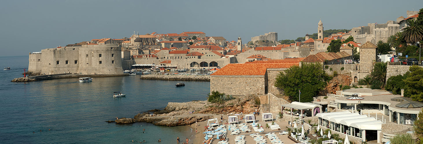 Photo panoramique de Dubrovnik (est)