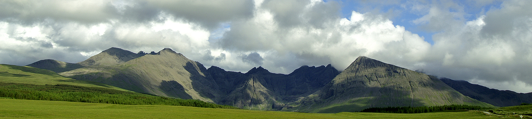 Photo panoramique des Cullins