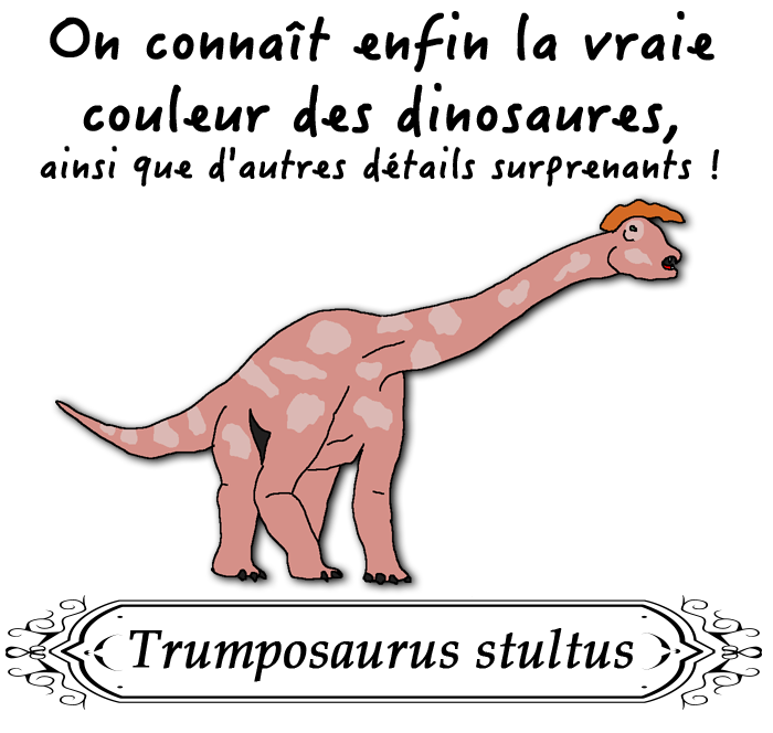 Dessin Trumposaurus stultus