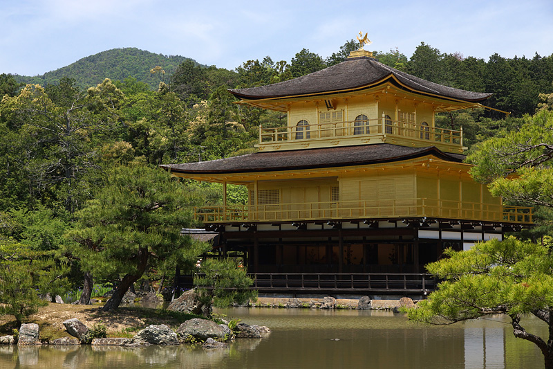 Kyōto - Temple du Pavillon d or ([q]Kinkaku-ji[q])