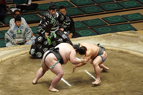 JAPON - Tōkyō - Stade de sumo [q]Ryōgoku Kokugikan[q]