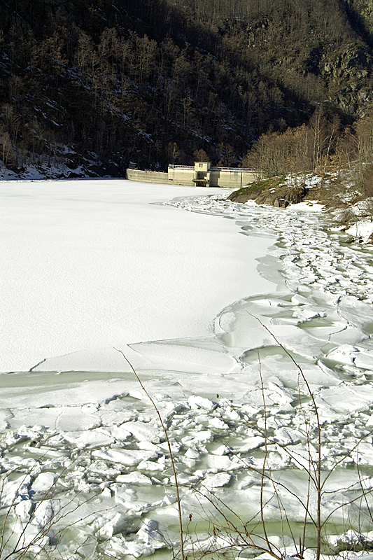 Ariège en raquette - Barrage de la Riète (vallée d Aston)