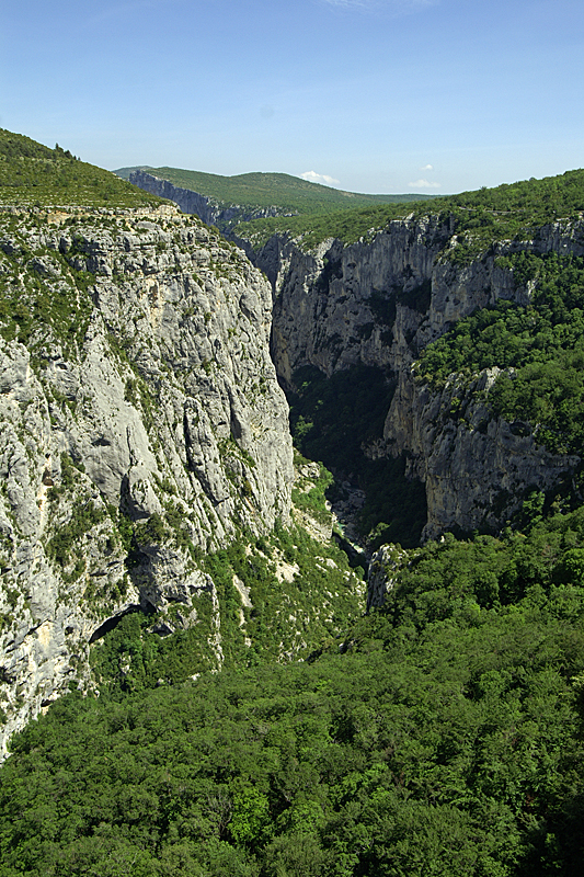 Verdon en canoë - Du haut des gorges