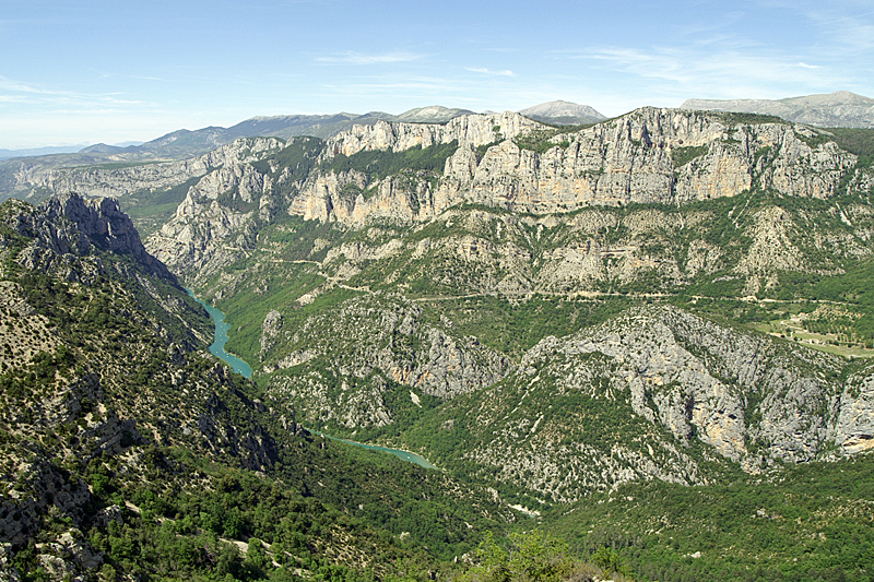 Verdon en canoë - Du haut des gorges