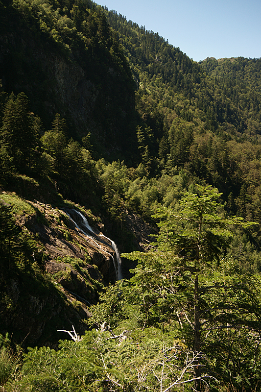 Cascade d Ars - Cascade d Ars avec la vallée