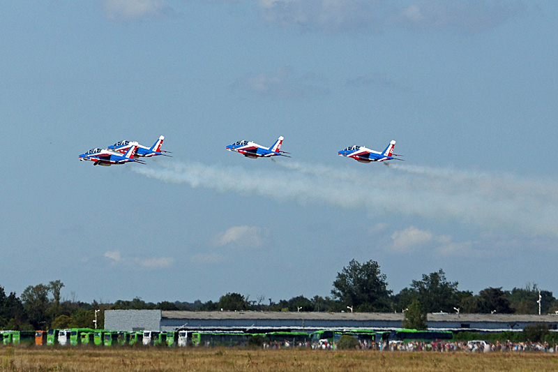 N avions à Francazal - La patrouille de France