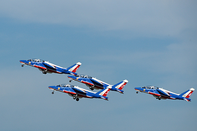 N avions à Francazal - La patrouille de France
