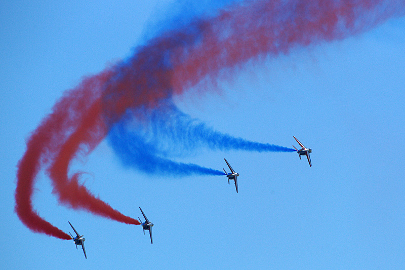 N avions à Francazal - La patrouille de France