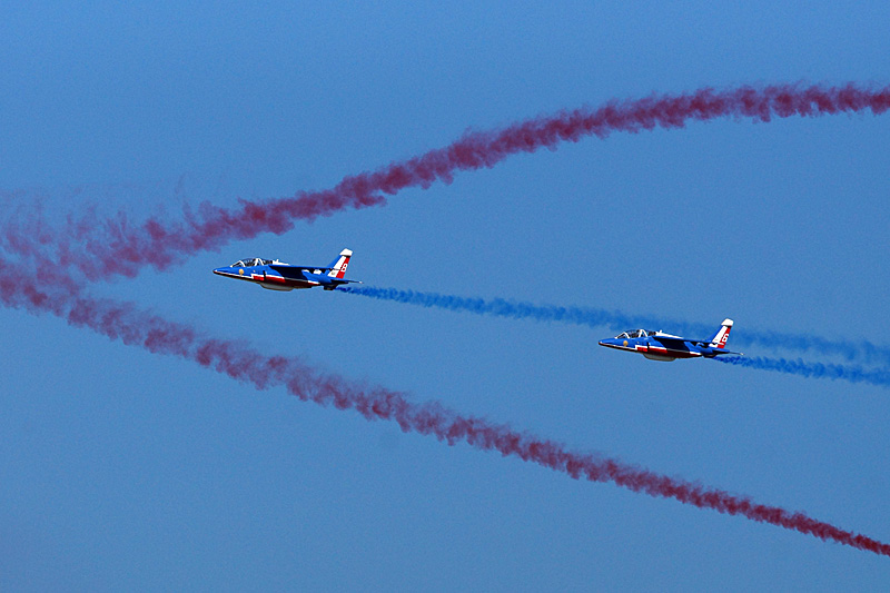 N avions à Francazal - La patrouille de France