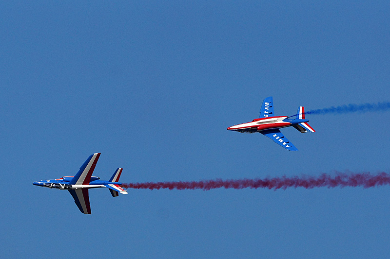 N avions à Francazal - La patrouille de France