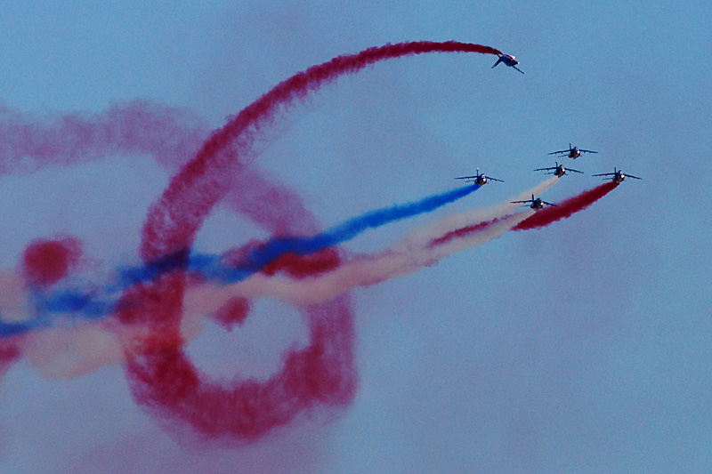N avions à Francazal - La patrouille de France