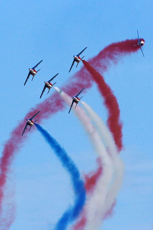 N avions à Francazal - La patrouille de France