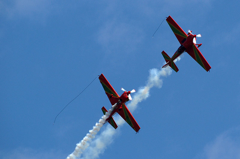 N avions à Francazal - La patrouille du Maroc [q]La Marche Verte[q]