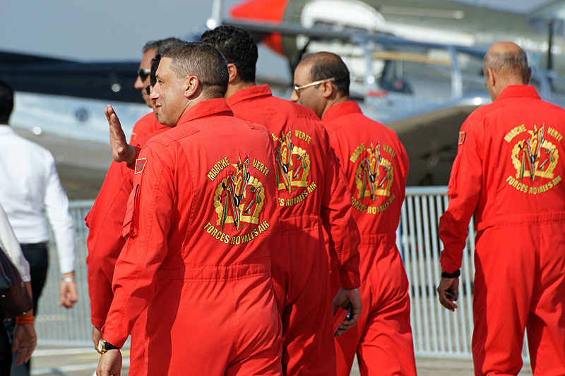 N avions à Francazal - Les pilotes de la patrouille du Maroc [q]La Marche Verte[q]