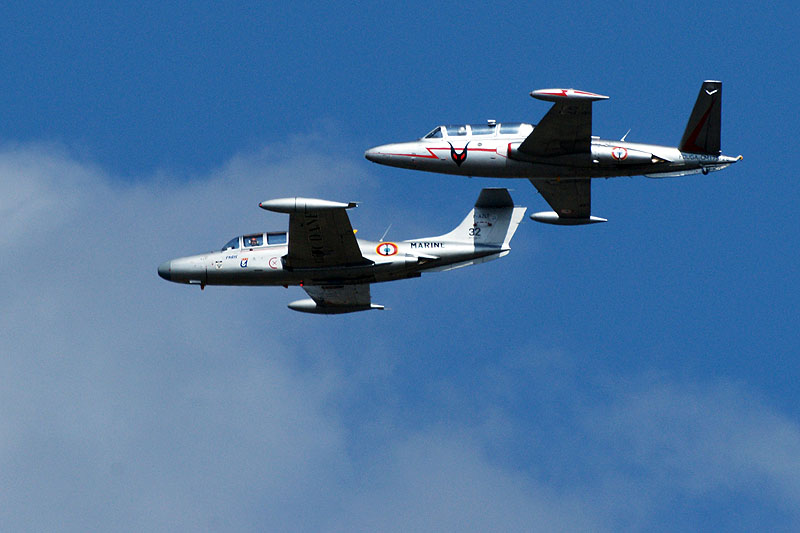 N avions à Francazal - Morane-Saulnier MS.760 Paris et Fouga CM-175 [q]Zéphir[q]