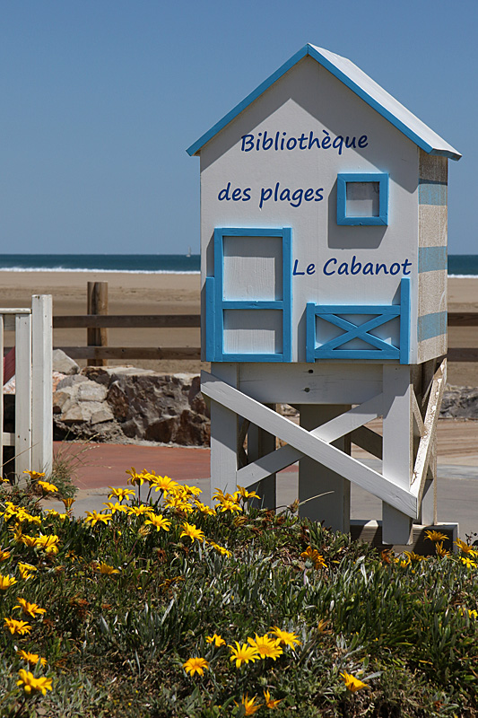 Une journée dans l Aude - La plage des chalets à Gruissan