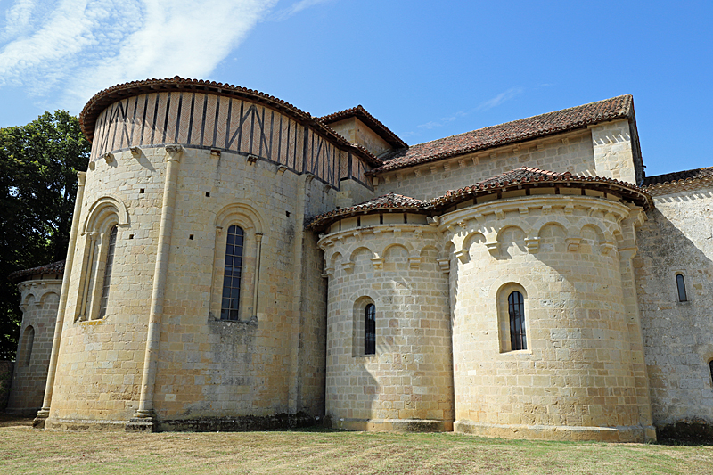 Abbaye de Flaran - Chevets de l église romane