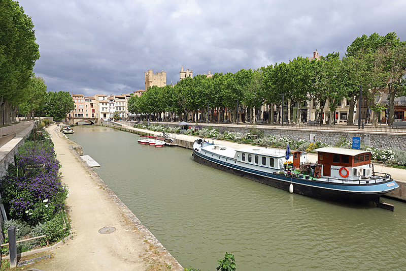 Entre Aude et Pyrénées Orientales - Canal de la Robine à Narbonne
