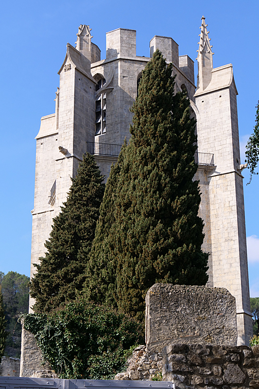 Lagrasse - Le clocher de l abbaye