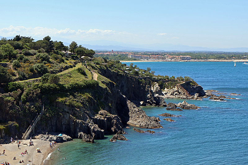 Viaduc ! - Sentier Argelès-sur-Mer - Collioure : la côte avant la plage de l Ouille