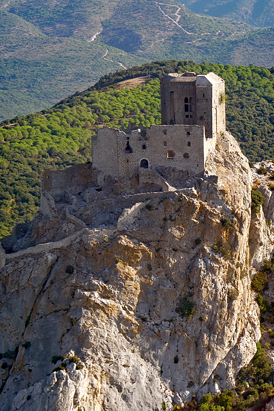 Vol au-dessus des châteaux Cathares ! - Le château de Quéribus