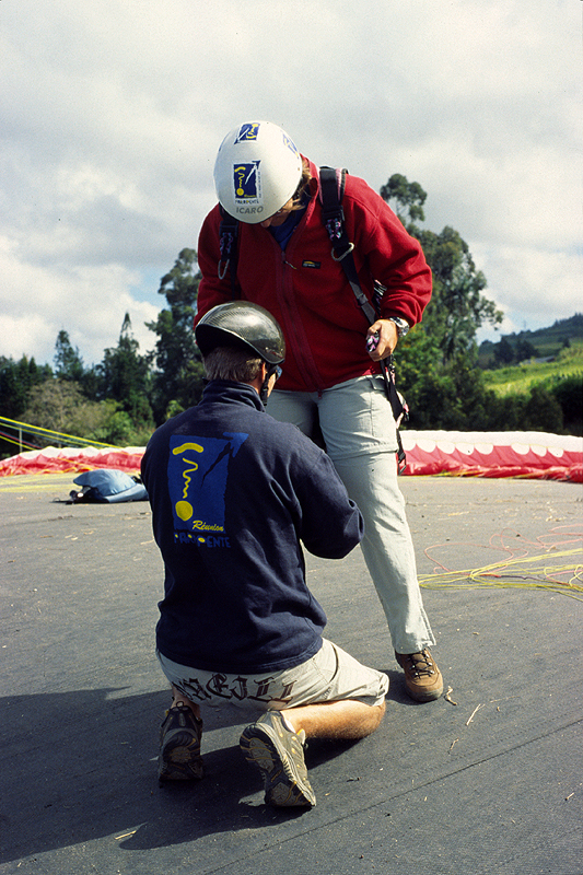 Vol en parapente