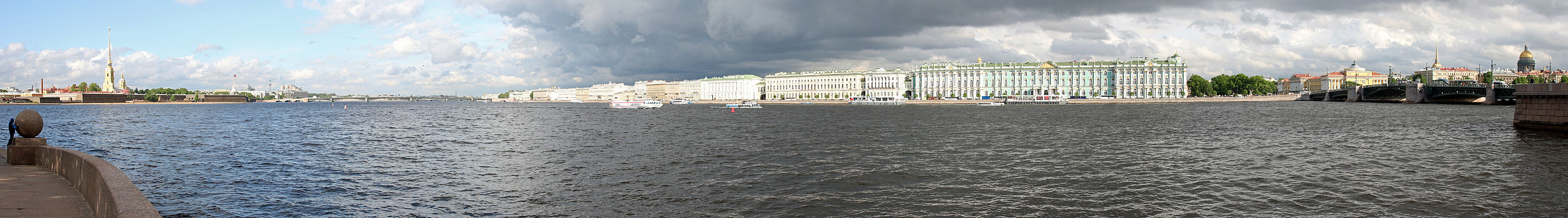 Photo panoramique de Saint Pétersbourg