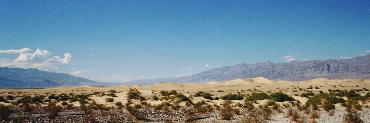 Photo panoramique de Death Valley