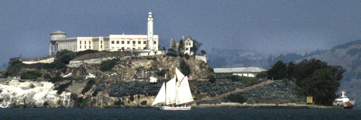 OUEST AMERICAIN - photo panoramique d Alcatraz
