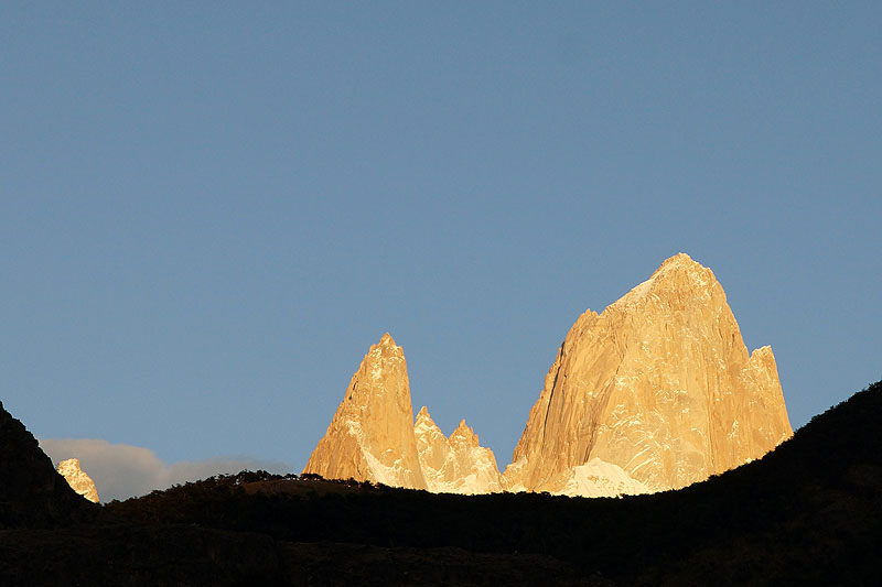El Chaltén - vue depuis la chambre d hôtel