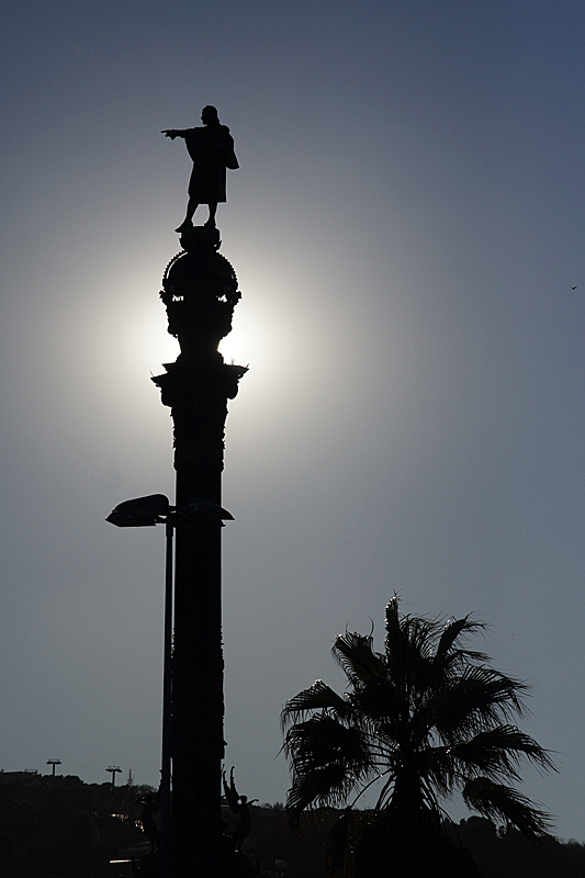 24h. à Barcelone - Monument à Christophe Comlomb