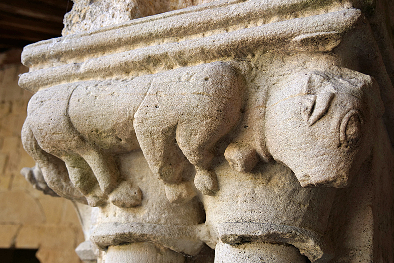 Abbaye de Flaran - Chapiteau du cloître