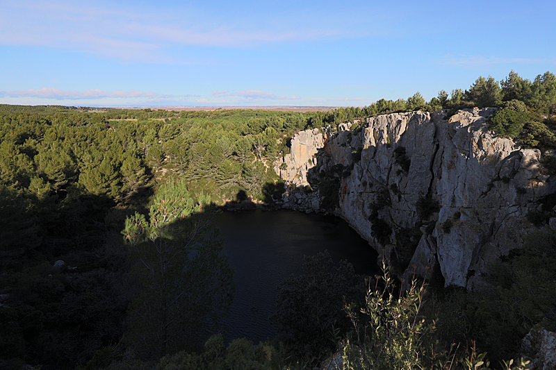 Méditerranée ! - Gouffre de l’œil doux dans le massif de la Clape