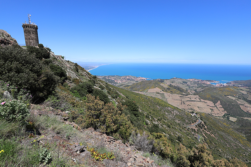 Entre Aude et Pyrénées Orientales - La tour de la Madeloc
