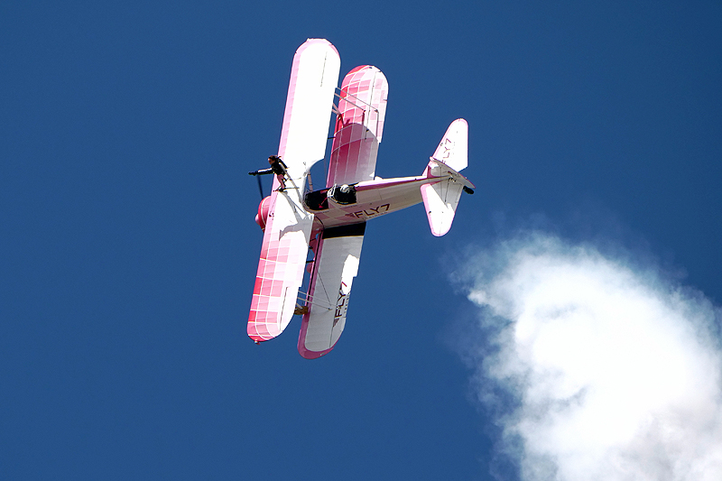 N avions à Carcassonne - Les Wingwalkers sur Boeing Stearman